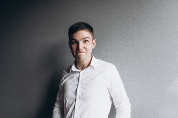 Preparation of the groom for the wedding.