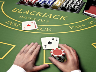 blackjack table in online casino - 197372001