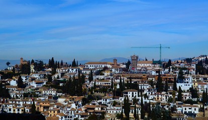 An image from the city of Granada in Southern Spain.