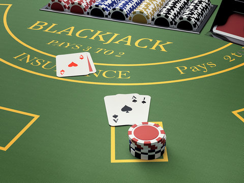 Blackjack Table In Online Casino