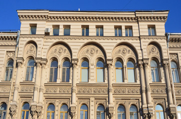 Obraz premium Санкт-Петербург, улица Пестеля, дом 14. Дом Косиковского - доходный дом А. М. Тупикова. Детали архитектуры, 19 век