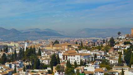 The city of Granada in Southern Spain.