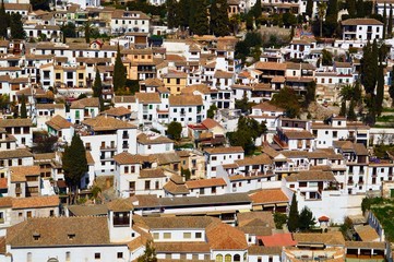 Obraz premium The city of Granada in Southern Spain.