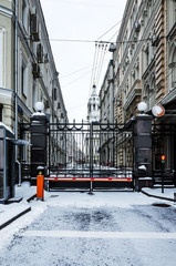 Old streets of Varvarka and Nikolsky Pereulok, Moscow