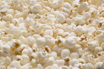 salted popcorn, texture background.