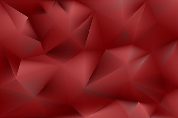 3d abstract red crystal background.