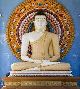 Temple Wella Devalaya in Unawatuna, Sri Lanka