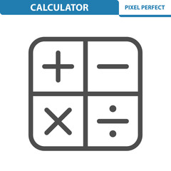 Calculator Icon. EPS 8 format.