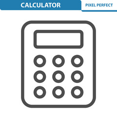 Calculator Icon. EPS 8 format.