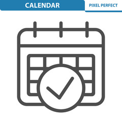 Calendar Icon. EPS 8 format.