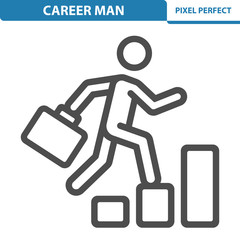 Career Man Icon. EPS 8 format.