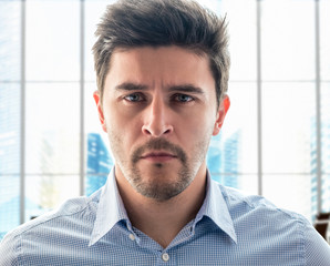 Fototapeta premium Young businessman headshot