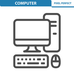 Computer Icon. EPS 8 format.
