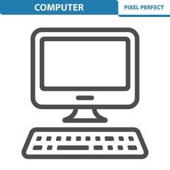 Computer Icon. EPS 8 format.