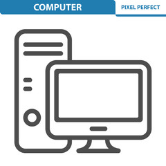 Computer Icon. EPS 8 format.
