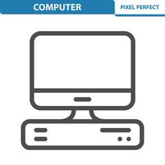 Computer Icon. EPS 8 format.