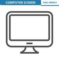 Computer Screen Icon. EPS 8 format.
