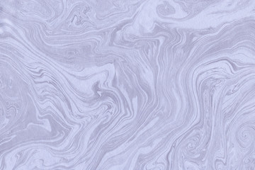 Fototapeta premium Suminagashi marble texture hand painted with indigo ink. Digital paper 1072 performed in traditional japanese suminagashi floating ink technique. Lively liquid abstract background.