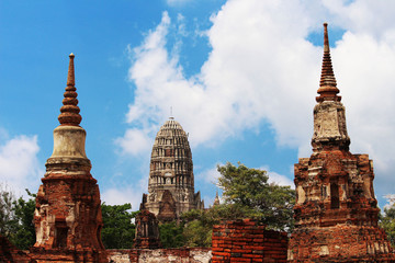 Fototapeta premium Ayutthaya Temple in Thailand