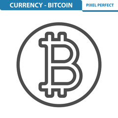 Obraz premium Bitcoin Icon. EPS 8 format.