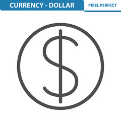 Dollar Icon. EPS 8 format.