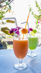 Fresh melon smoothie