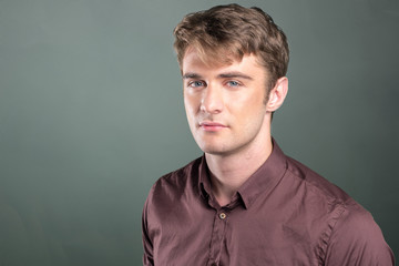 Handsome smiling young man