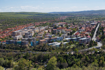 Aerial view of the city   Bumbesti-Jiu, Gorj, Romania