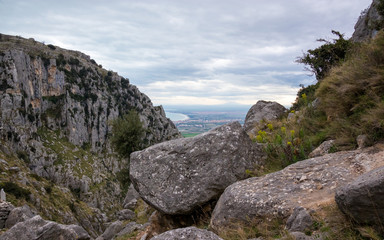 Manfredonia seen from hermitage of Pulsano.