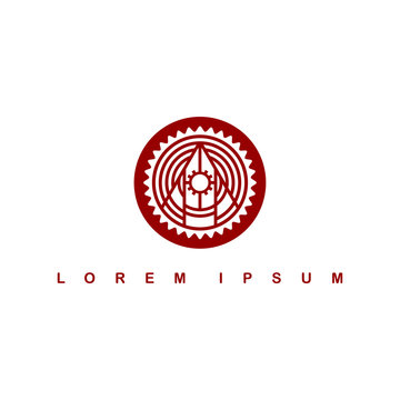 round circle native tribe sign symbol logo