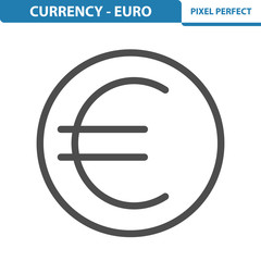 Euro Icon. EPS 8 format.