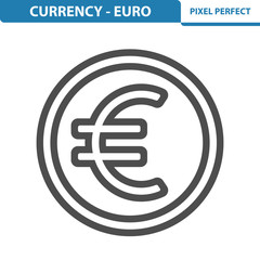 Euro Icon. EPS 8 format.