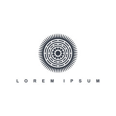 round circle native tribe sign symbol logo