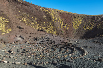 Mount Etna, volcano located in Sicily, Italy