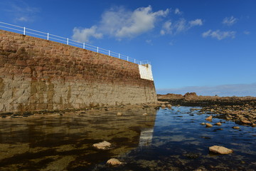 La Rocque harbour, Jersey, U.K.