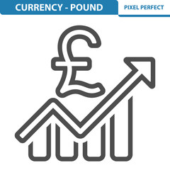 Currency - Pound Icon. EPS 8 format.