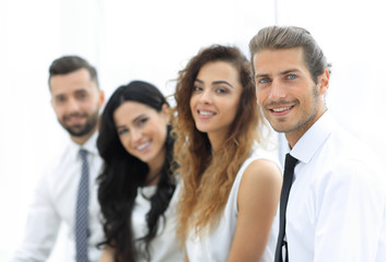 closeup.successful business team.