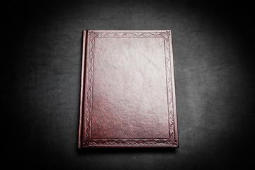 Old leather covered book