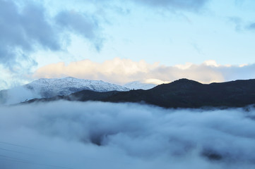 Paisagem com nevoeiro