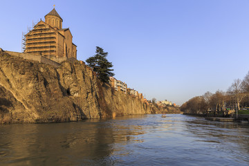 Sioni Cathedral in Tbilisi for restoration