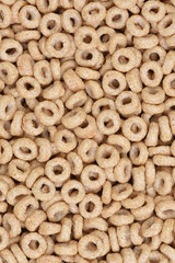 Breakfast cereal as background
