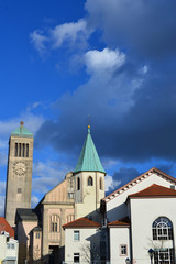 Fototapeta premium Altstadt Hockenheim im Rhein-Neckar-Kreis 