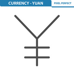 Yen / Yuan Icon. EPS 8 format.