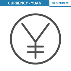 Yen / Yuan Icon. EPS 8 format.