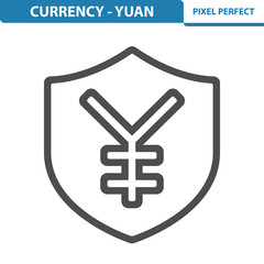 Yen / Yuan Icon. EPS 8 format.