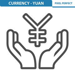 Obraz premium Yen / Yuan Icon. EPS 8 format.