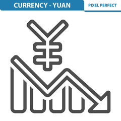 Yen / Yuan Icon. EPS 8 format.