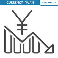 Obraz premium Yen / Yuan Icon. EPS 8 format.