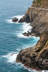 Fototapeta na wymiar Summer Riomaggiore outskirts, Cinque Terre