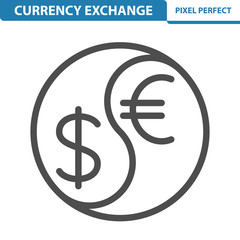 Currency Exchange Rate Icon. EPS 8 format.